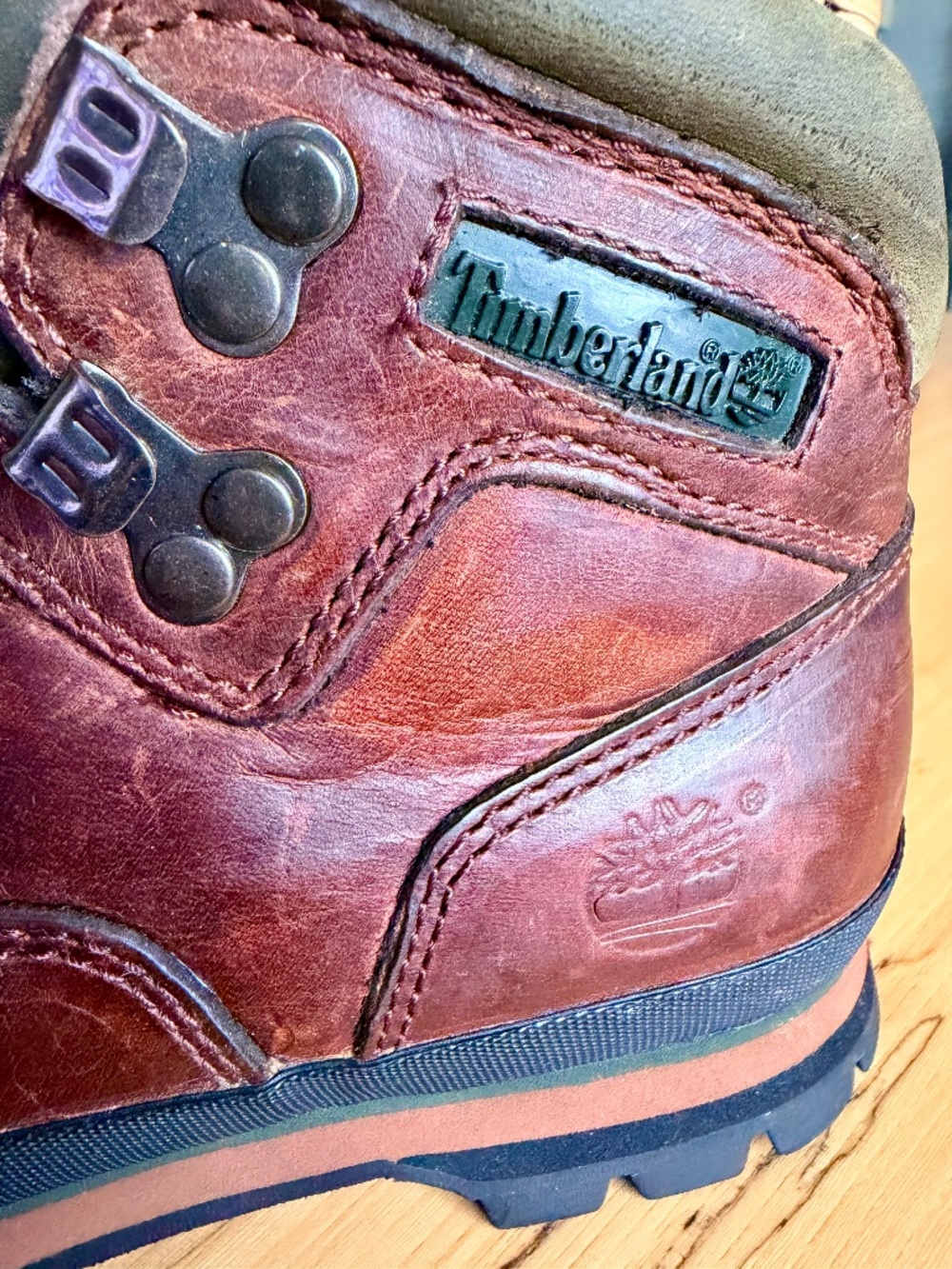 Timberland Women's All Leather Euro Hiker (US 7.5 / EUR 38) - RARE